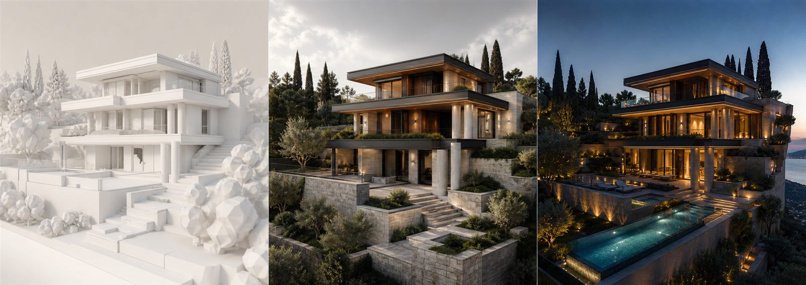 3D Modelleme ve Render örnek 3D konseptleri